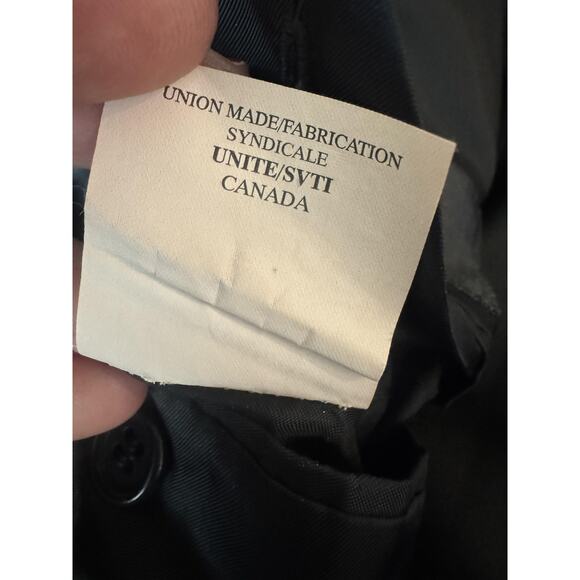 100% Cashmere Loro Piana Blazer Mens 46R Black 2 Button Saks Fifth Avenue - Picture 9 of 11